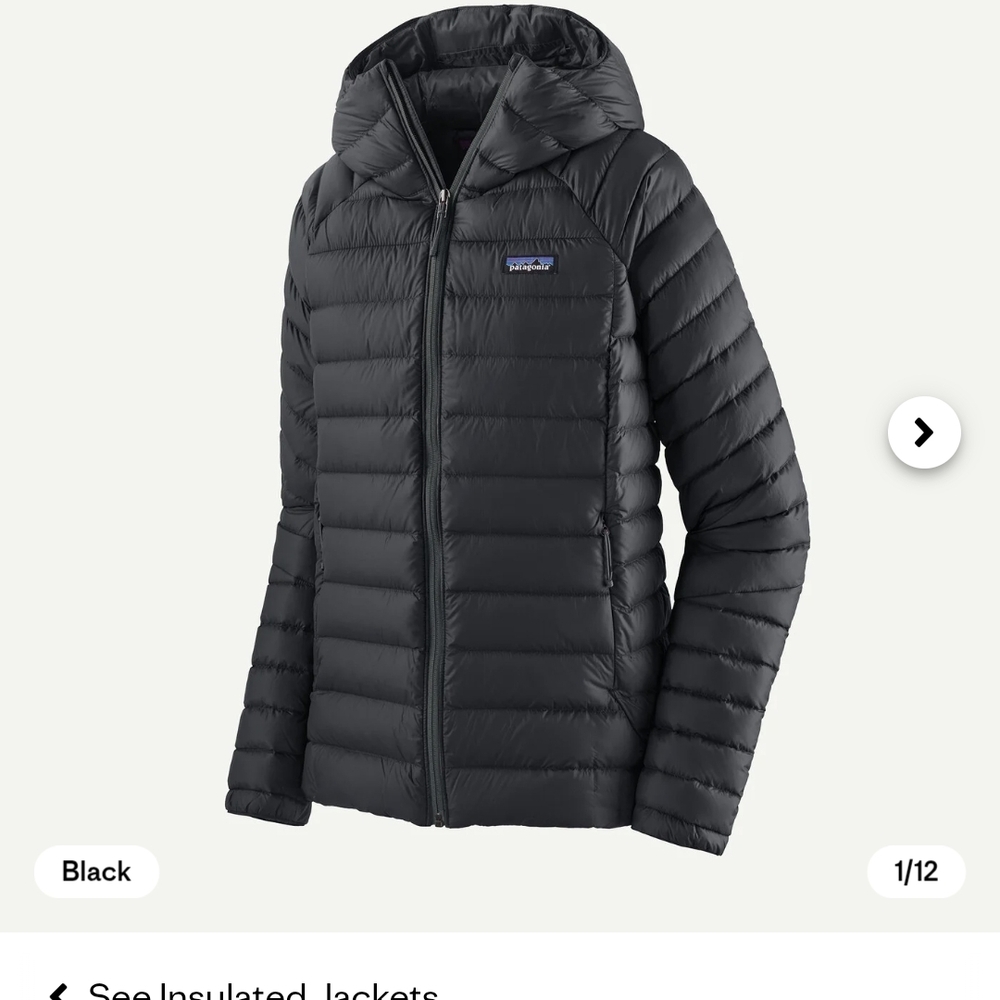 Patagonia Women's Black Puffer Jacket